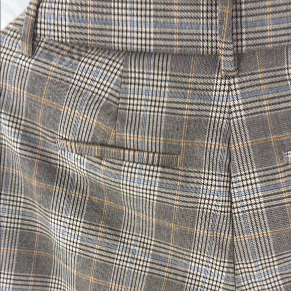 Women’s Nine West Plaid Pants in brown, blue and tan - Picture 5 of 10